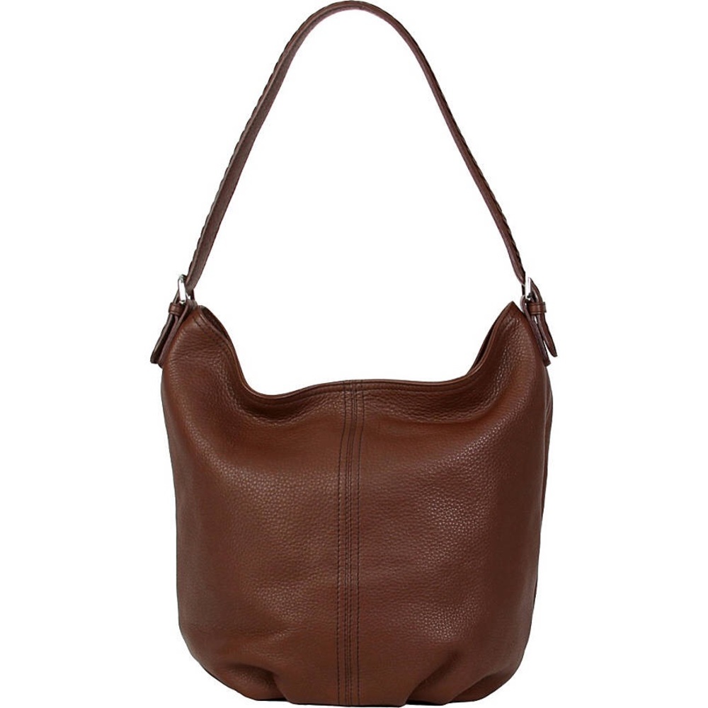Lucky Brand Brown Leather Boho Hobo Bag